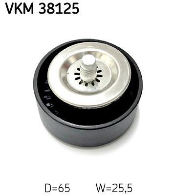 Galet enrouleur de courroie d'accessoire SKF ref. VKM 38125